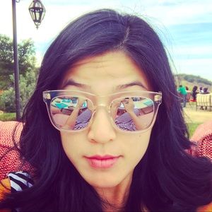 Gentle Monster clear/gold sunglasses, unisex